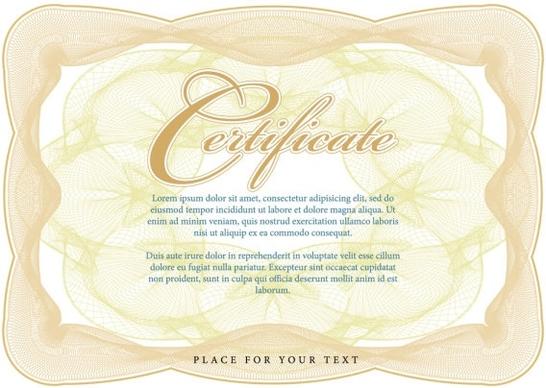 certificate of commendation 05 vector