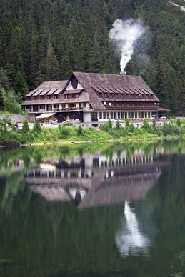 chalet reflection