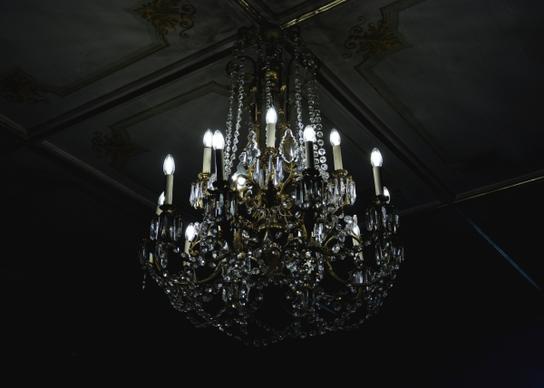 luxury classical hanging light on ceiling