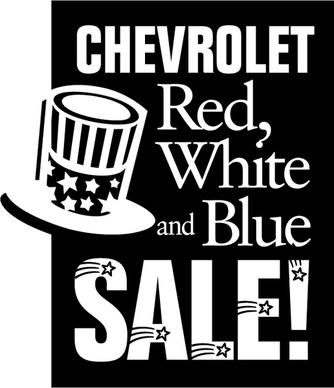 chevrolet red white and blue sale