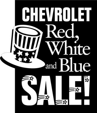 Chevrolet Red White Blue