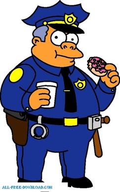 Chief Clancy Wiggum 01 The Simpsons