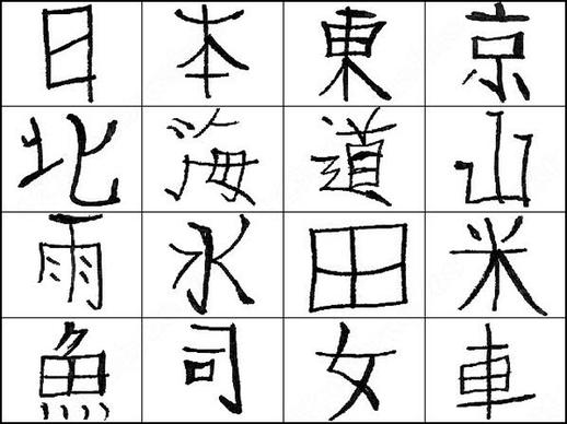 chinese alphabet brush