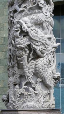 chinese architecture column