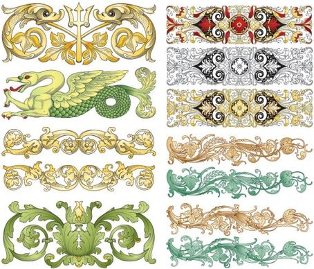 chinese classical pattern vector pattern