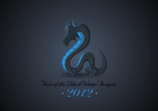 chinese dragon background 01 vector