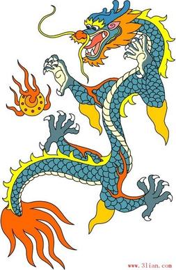 chinese dragon vector