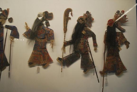 chinese stick puppets