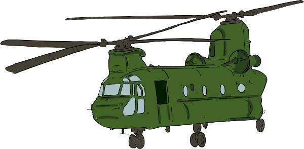 Chinook Helicopter clip art