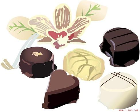 chocolate cake vector