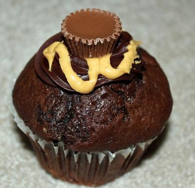 chocolate candy muffin
