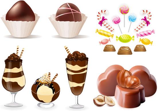 chocolate candy vector