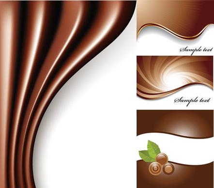 chocolate coffee color background vector graphic