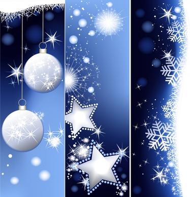 xmas background bright twinkling baubles snowflakes decor