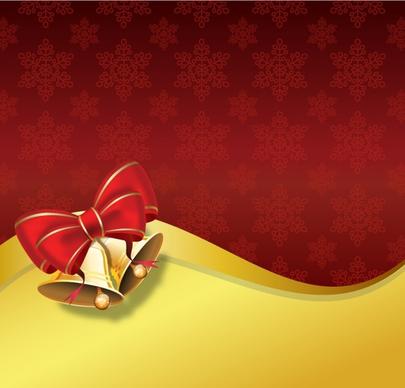 Christmas Background with Bow