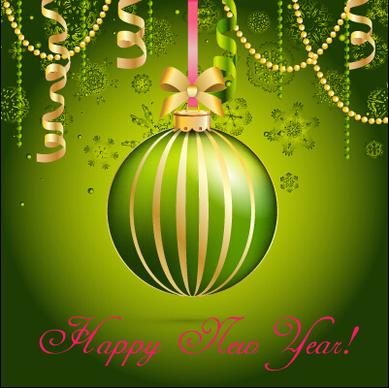christmas balls with confetti15 new year background vector