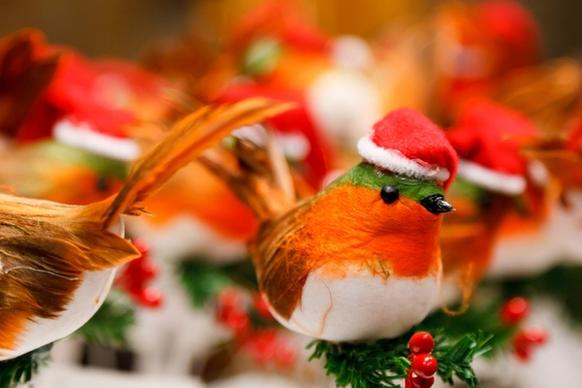 christmas bird decoration