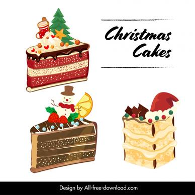 christmas cake design elements classic decor