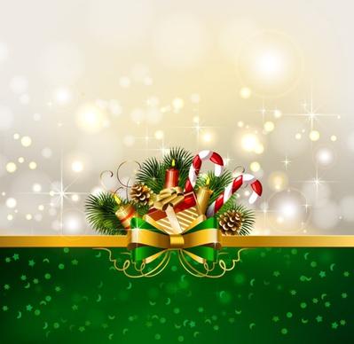 christmas decoration background 01 vector