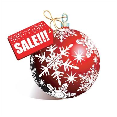christmas discount sales vector