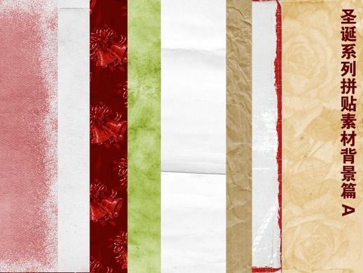 christmas family collage background papers a