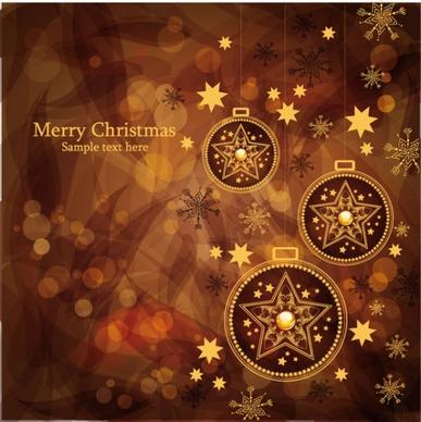 christmas gorgeous brown background 02 vector