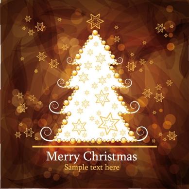 christmas gorgeous brown background 03 vector