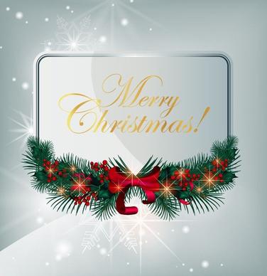 Christmas Greeting Card Vector Graphic