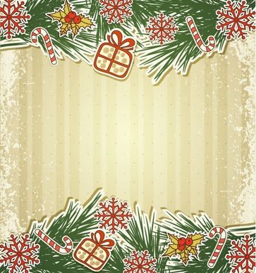 christmas greeting card vector labels