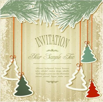 christmas greeting cards vector