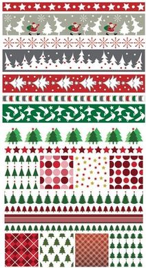christmas pattern templates colorful classical repeating decor