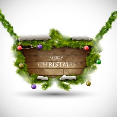 christmas message text background vector