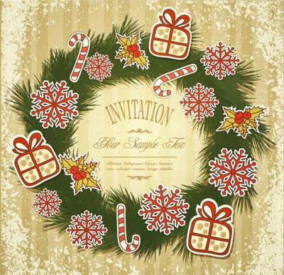 christmas patterns 01 vector
