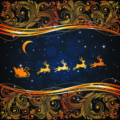 christmas reindeer decorations background