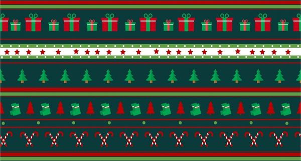 christmas repeating pattern symbol elements collection design