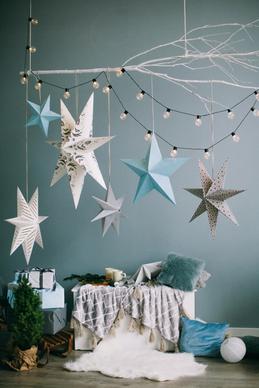 christmas room decor picture elegant hanging objects