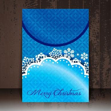 christmas snowflakes background vector