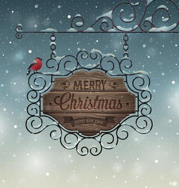 christmas with14 new year creative background set