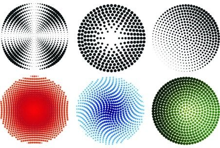 Circular Halftone Patterns