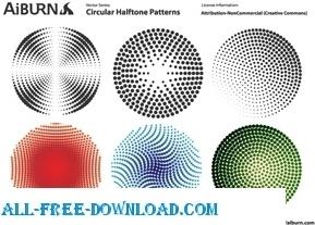 Circular Halftone Patterns