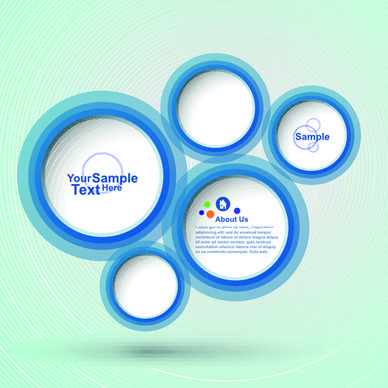 circular speech bubble for you text design vector