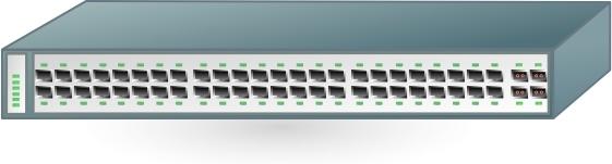 Cisco Network Ethernet Gigabit Switch clip art