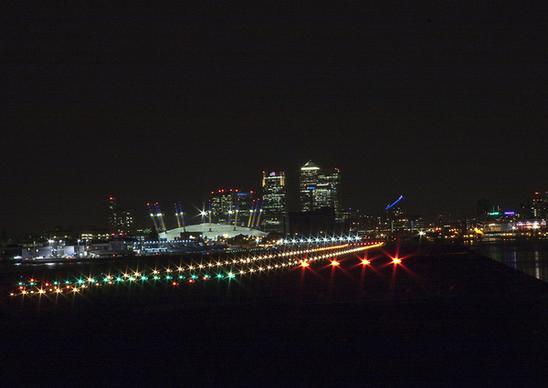 city airport night