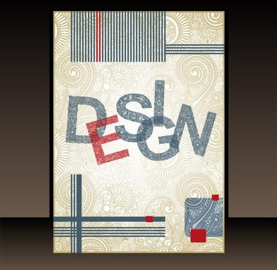 classic book cover design 03 vector