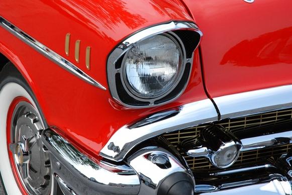 classic car red automobiles