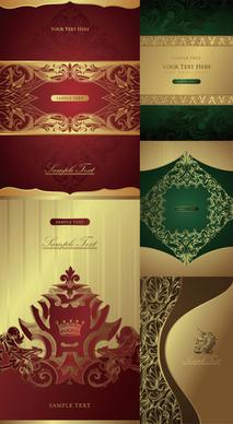 classic decorative pattern background vector graphic