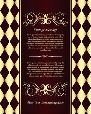 classic european pattern background 05 vector