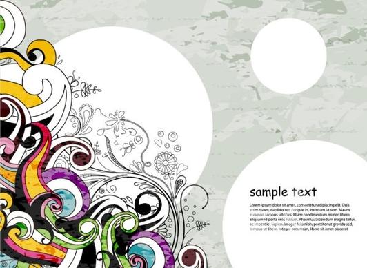 classic fashion pattern background 02 vector