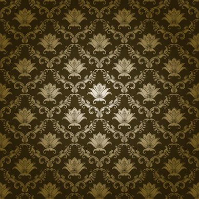classic floral pattern vector