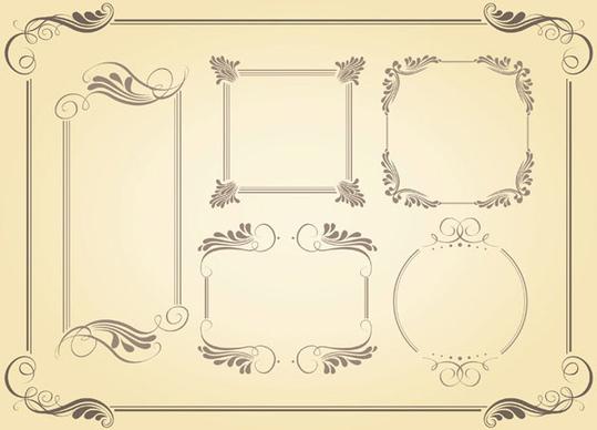 classic frame vector